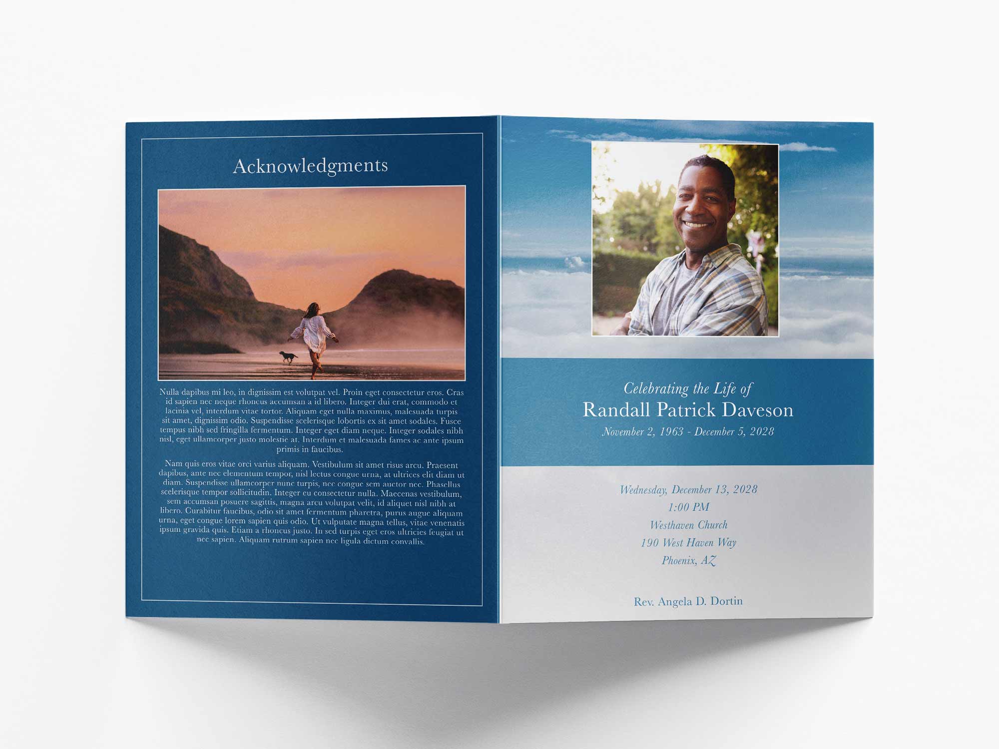 Large Program Back Sample