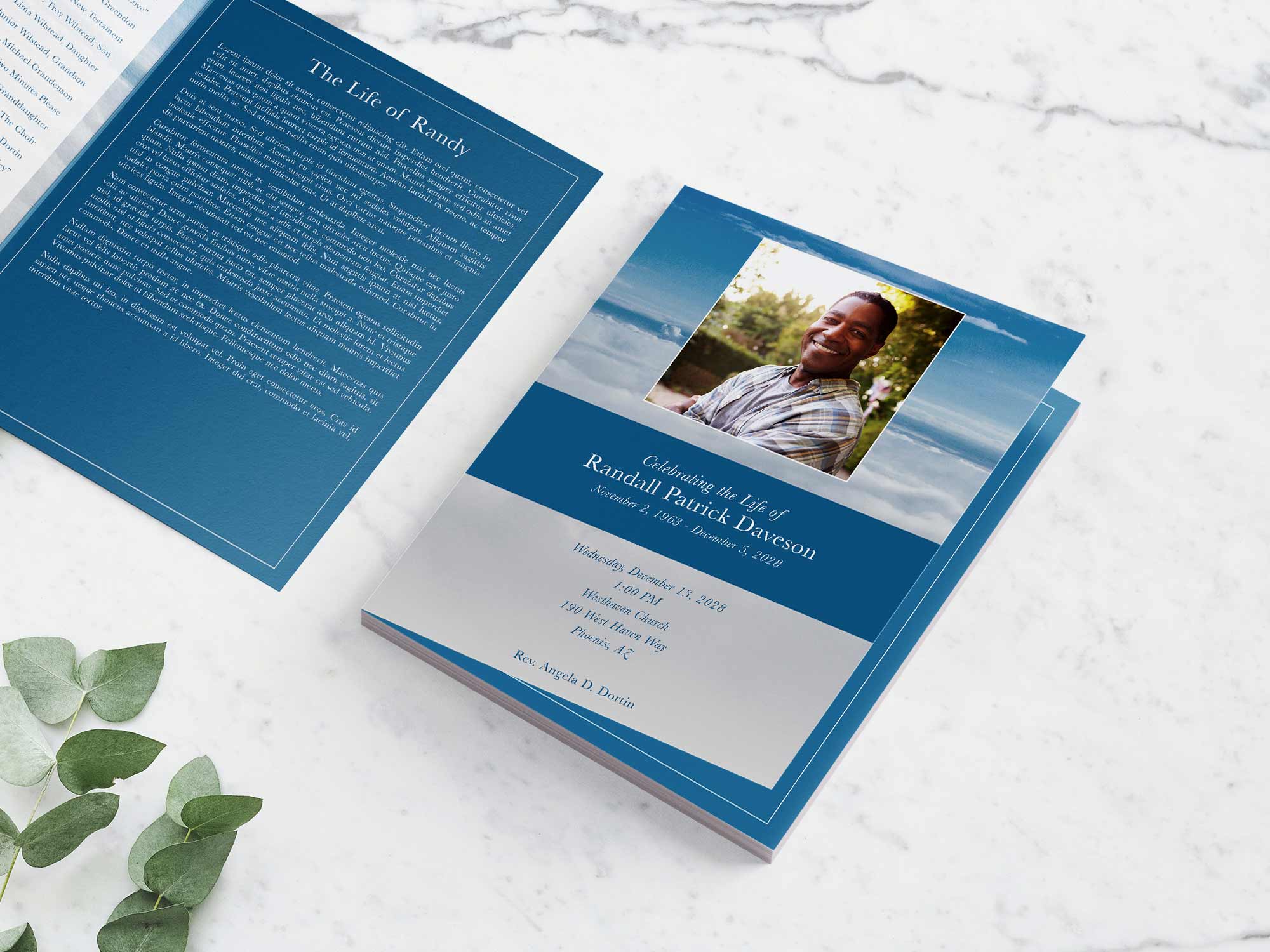 Large Program Front Sample