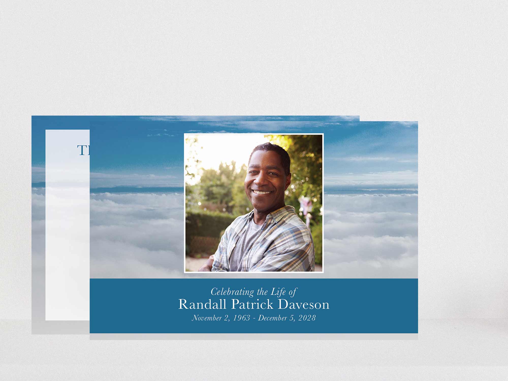 Thank You Card Front Sample