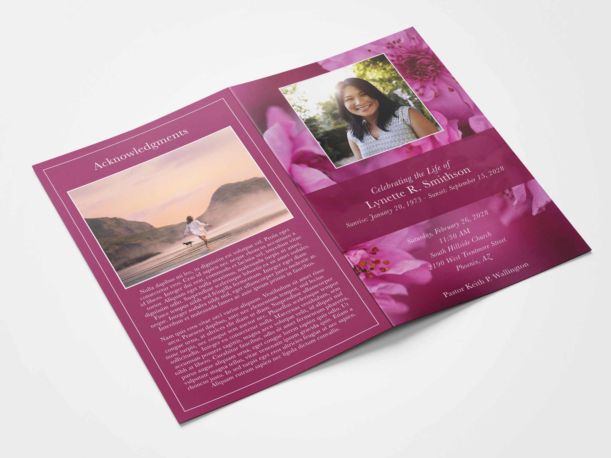 Standard Program Back Sample