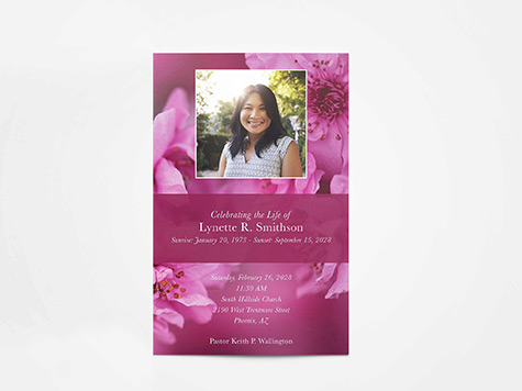 View Program Card Sample