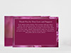 Thank You Card Back