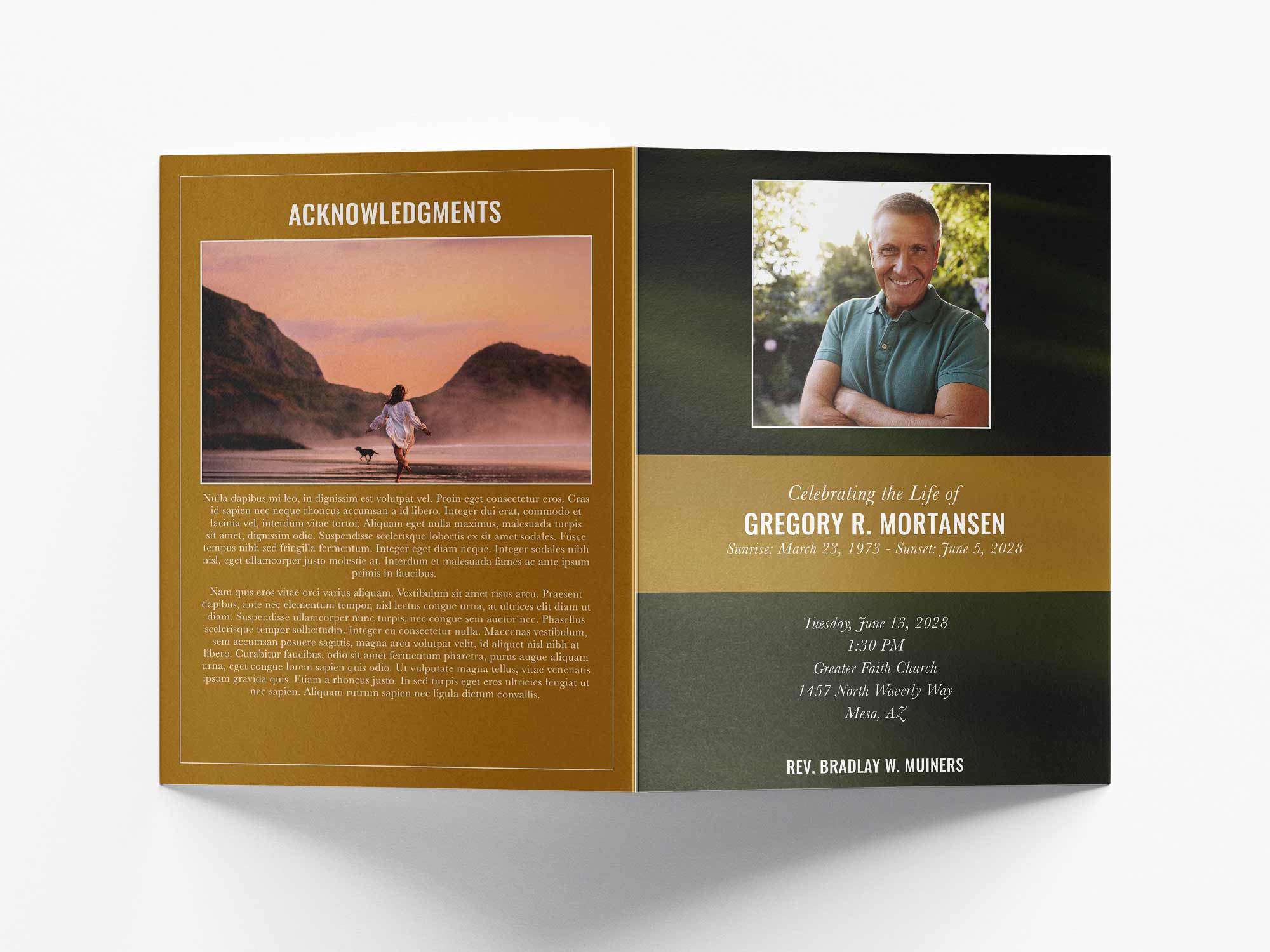 Large Program Back Sample