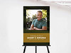 Easel Sign (On Easel)
