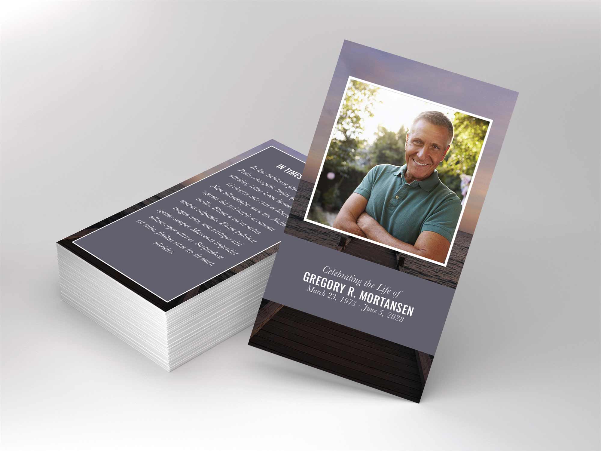 Prayer Card Front Sample