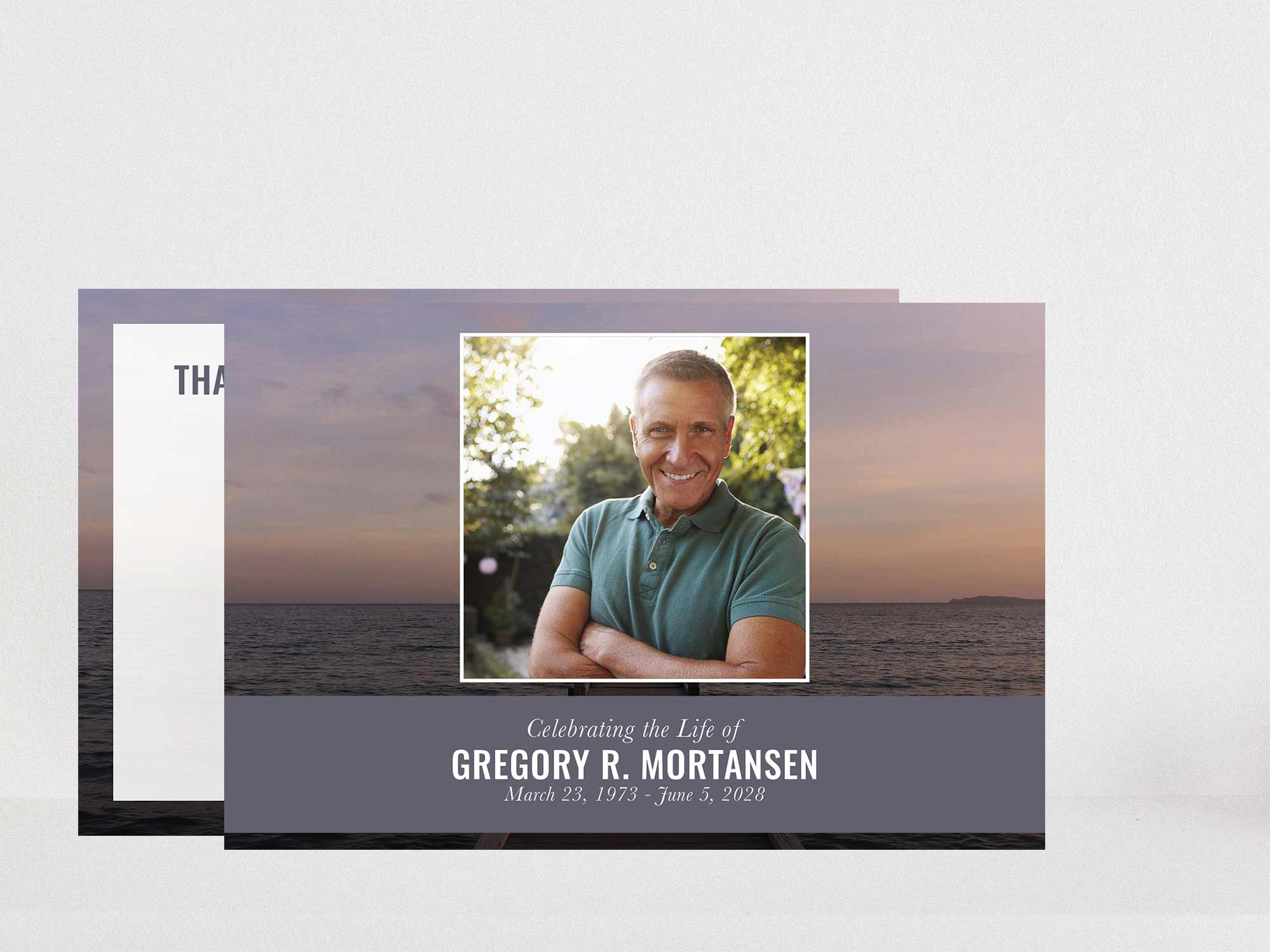 Thank You Card Front Sample