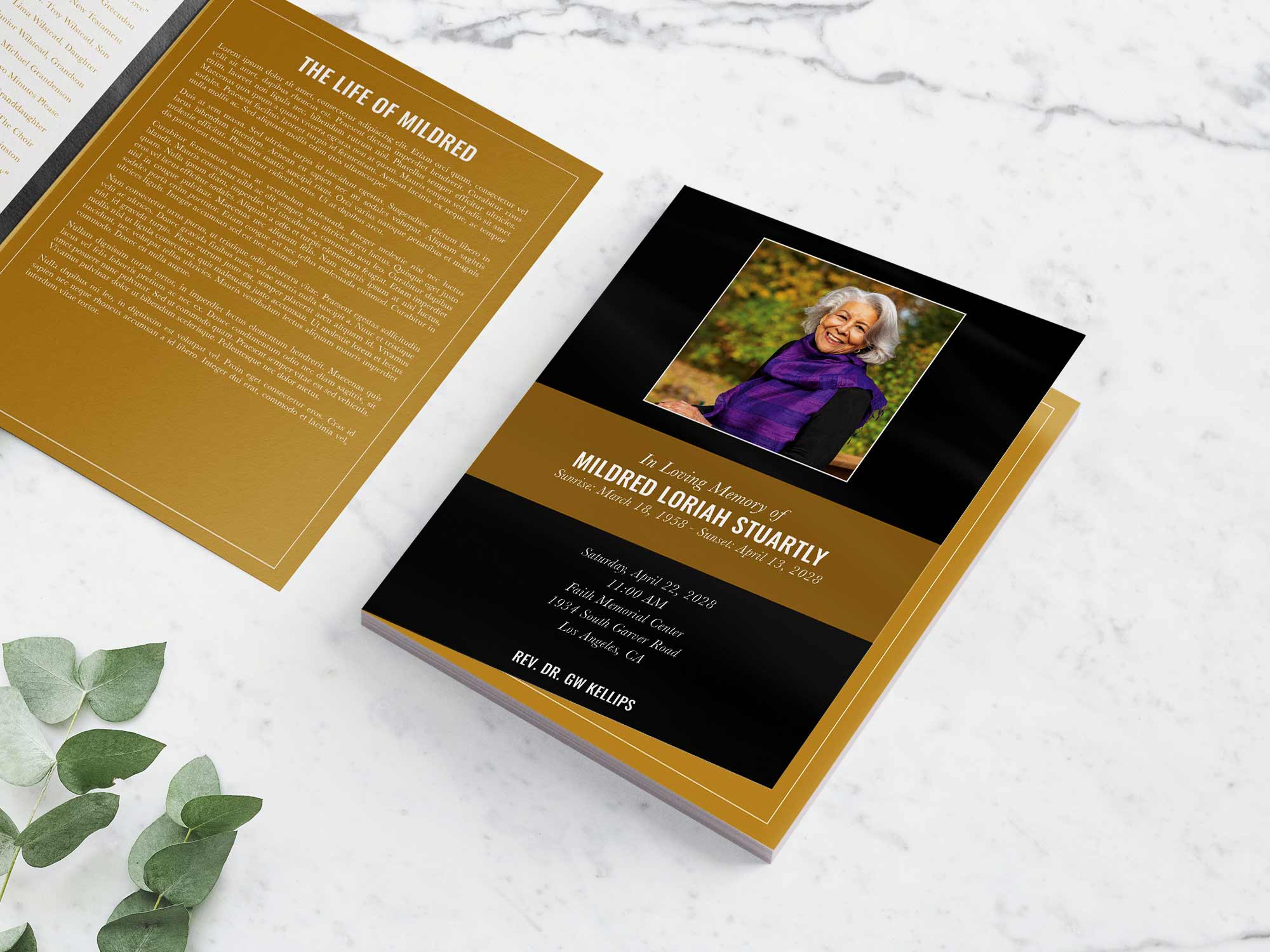 Large Program Front Sample