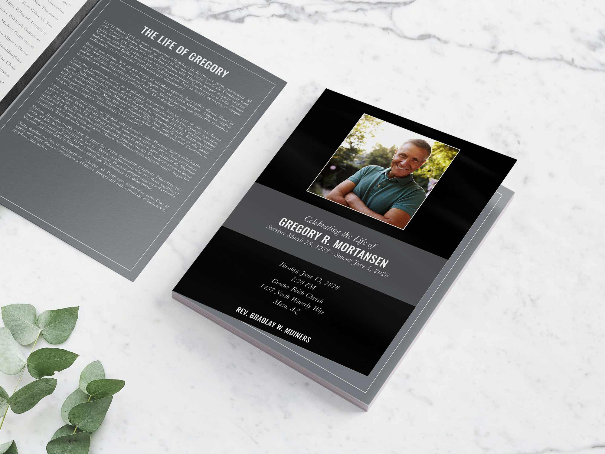 Large Program Front Sample