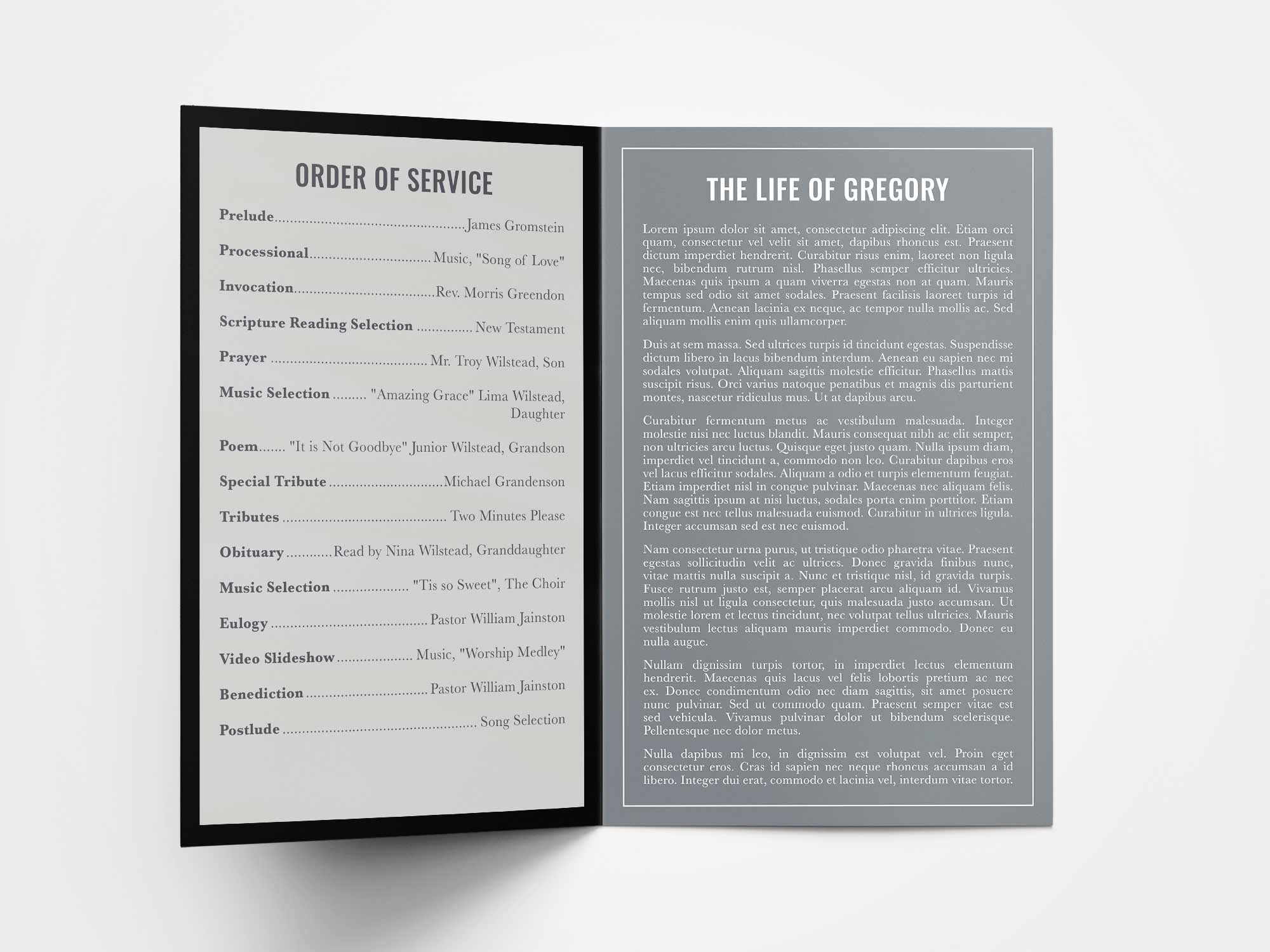 Standard Program Inside Sample