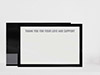 Thank You Card Back Blank