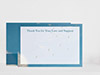 Thank You Card Back Blank