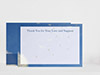 Thank You Card Back Blank
