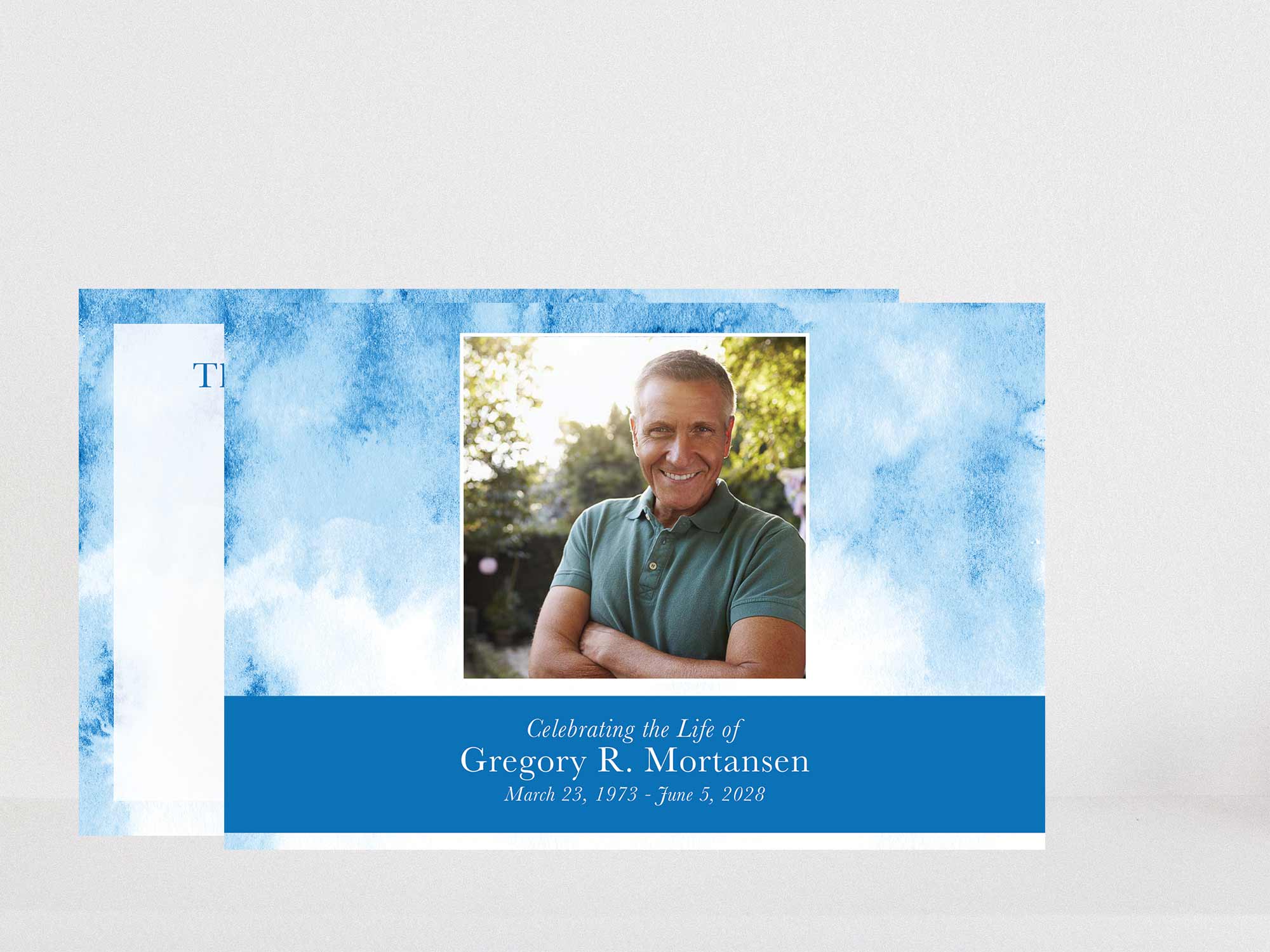 Thank You Card Front Sample