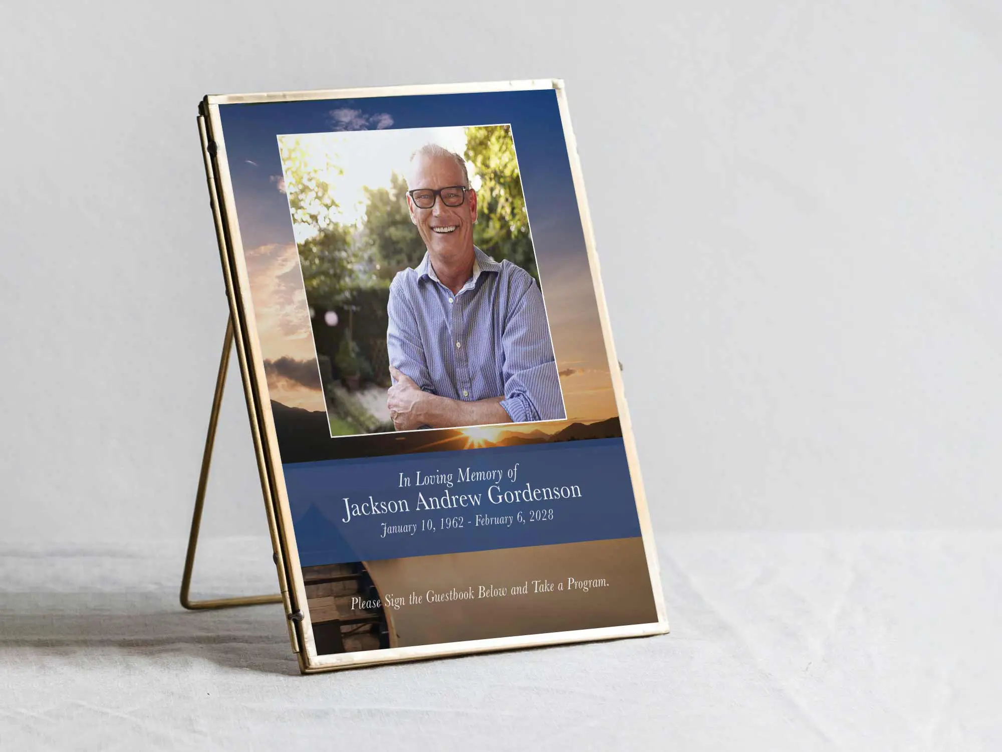 Table Sign in Frame