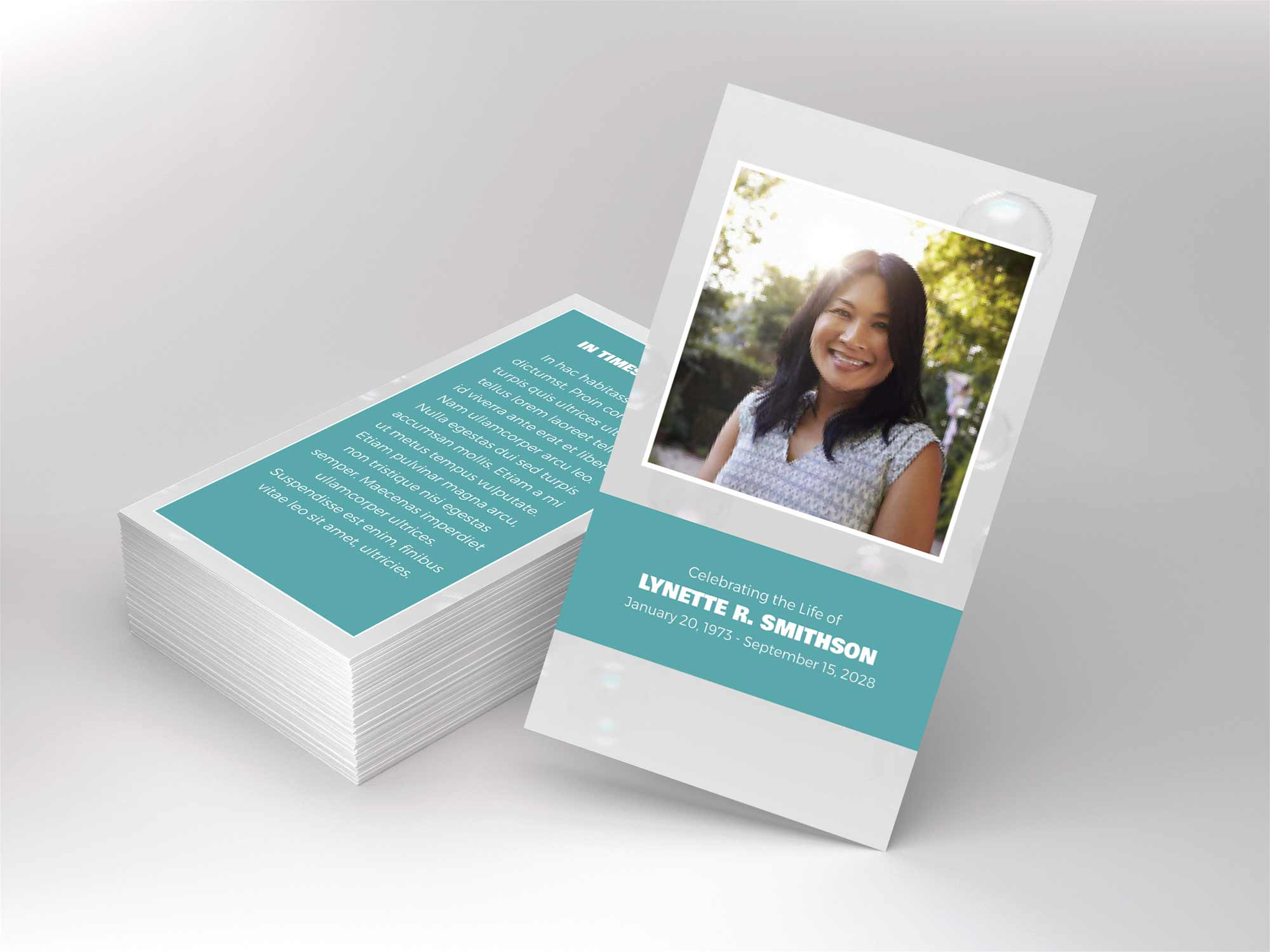 Prayer Card Front Sample