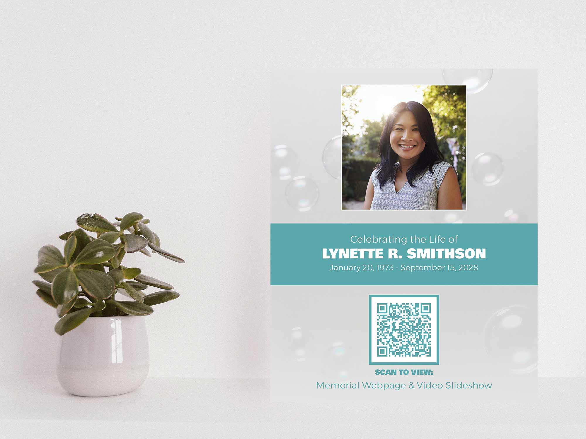 QR Table Sign Sample