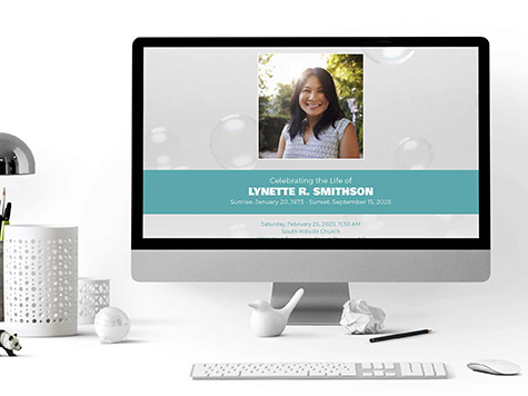 View Web Tribute Sample