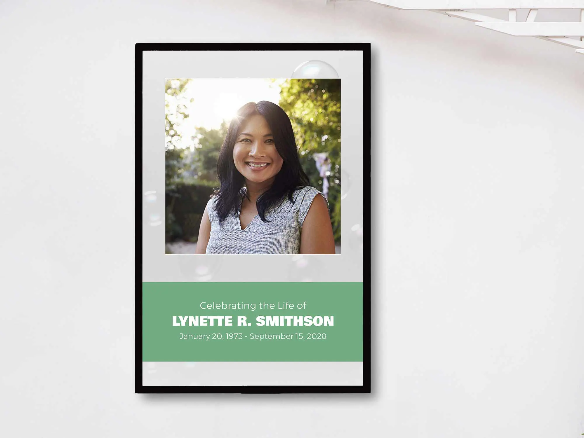 Easel Sign (In Frame)