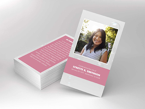 View Prayer Card Sample