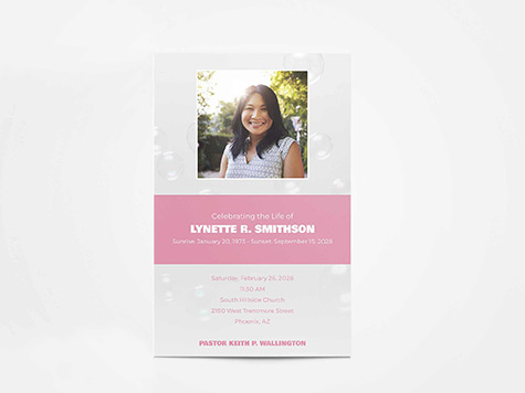 View Program Card Sample