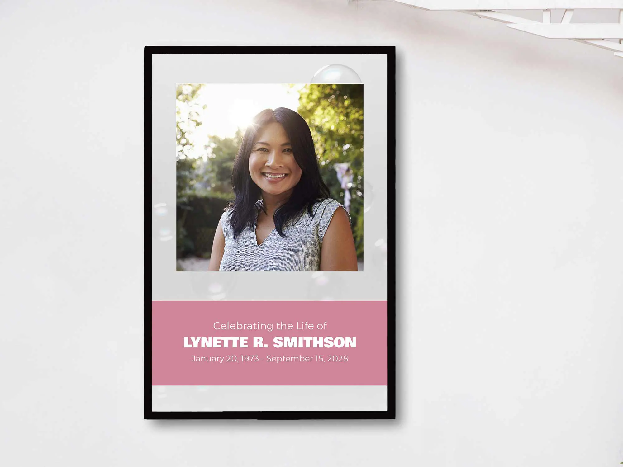 Easel Sign (In Frame)