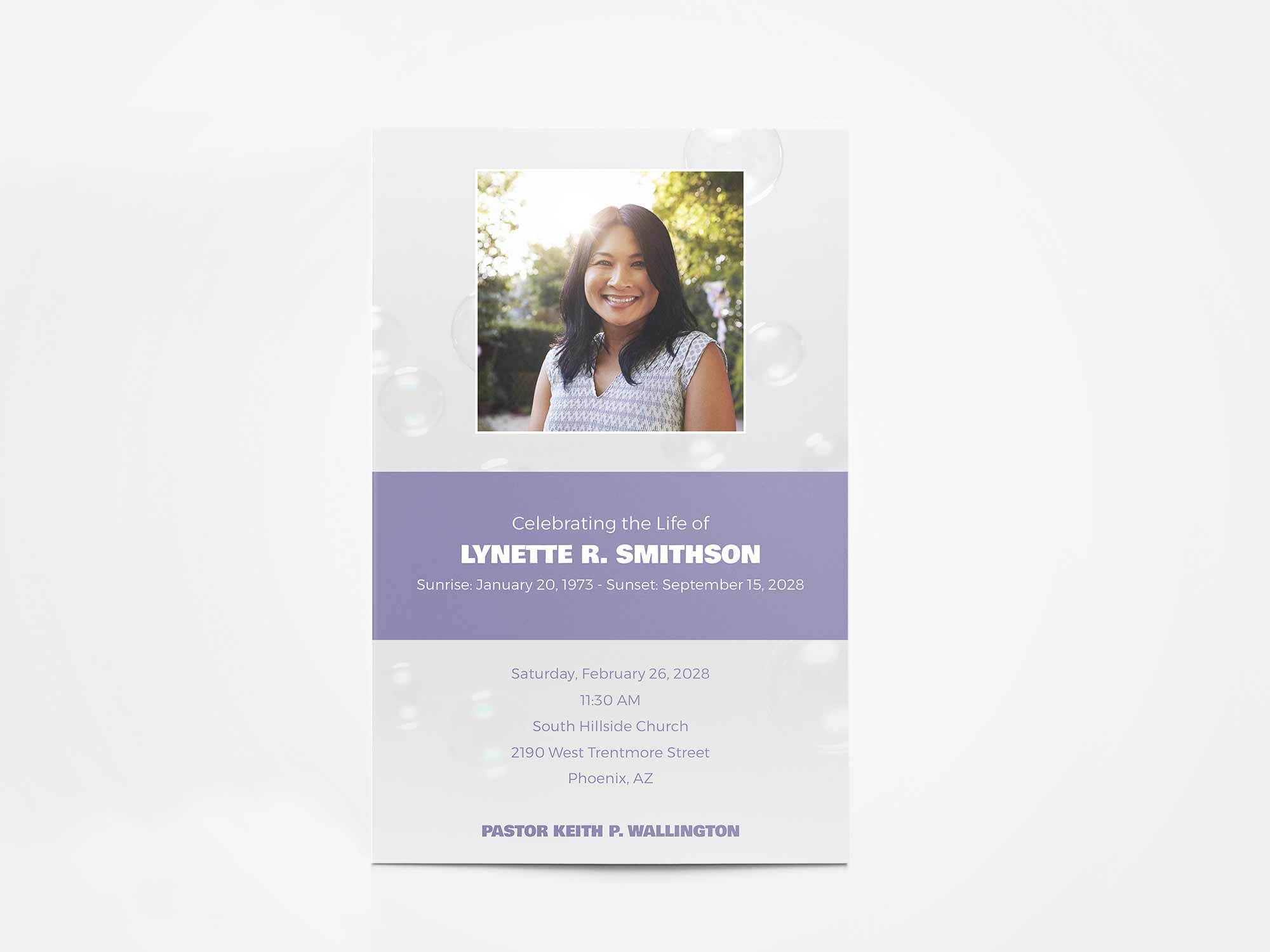 Bubbles floating in the air with purple accents.