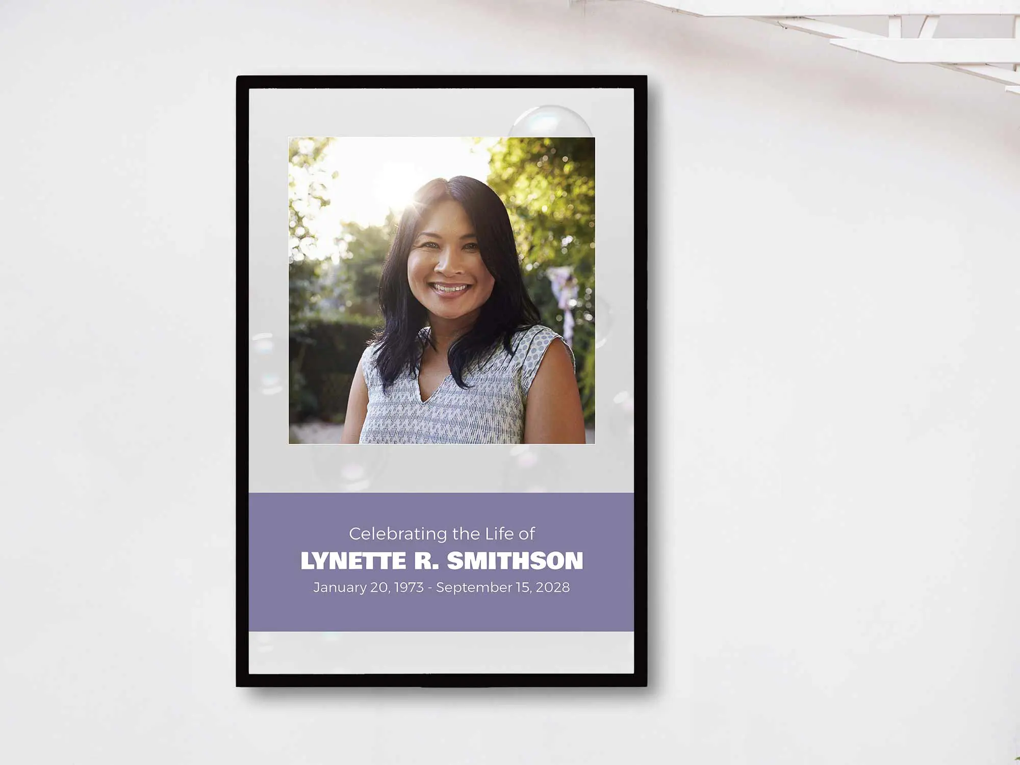 Easel Sign (In Frame)