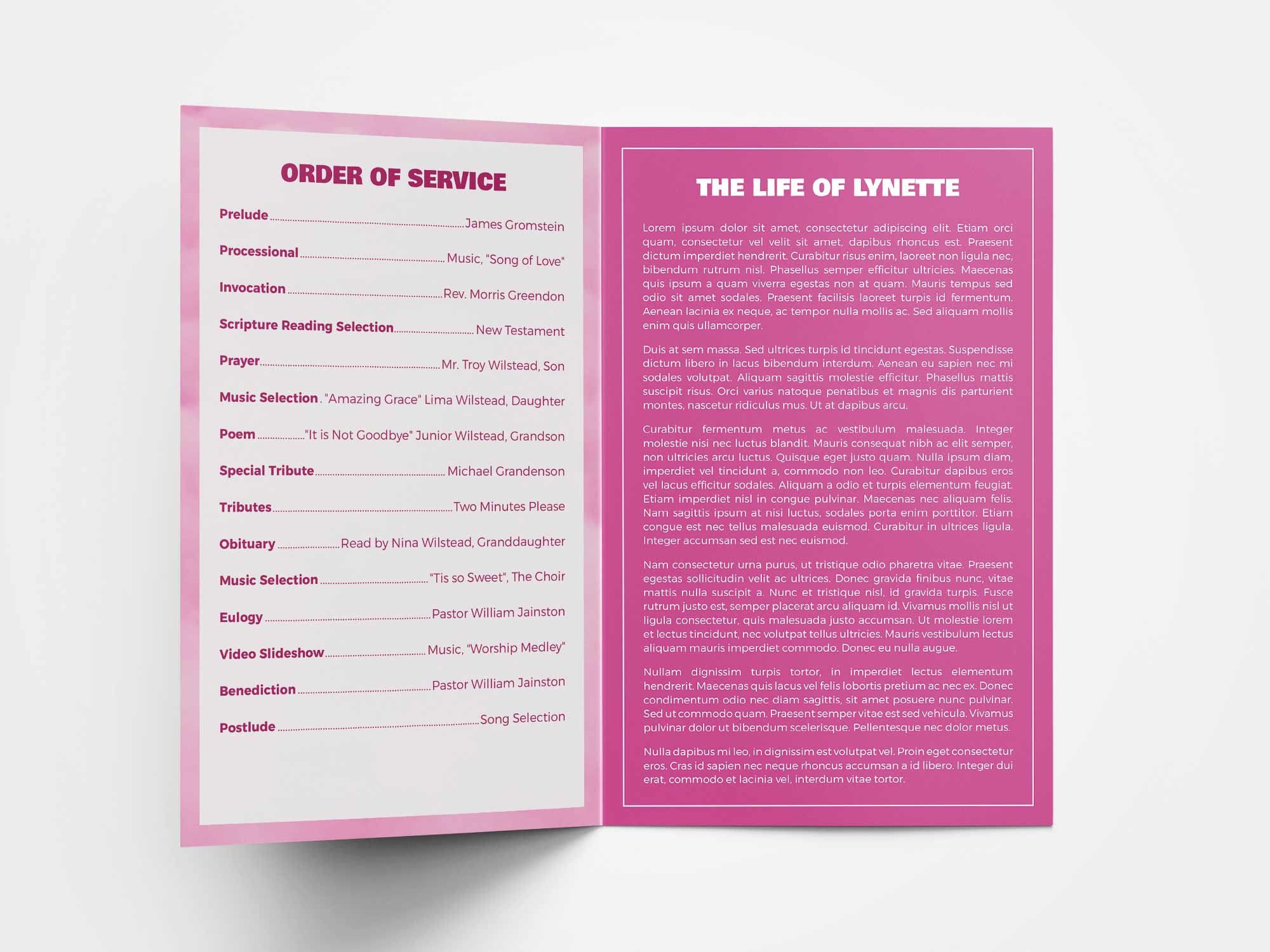 Standard Program Inside Sample