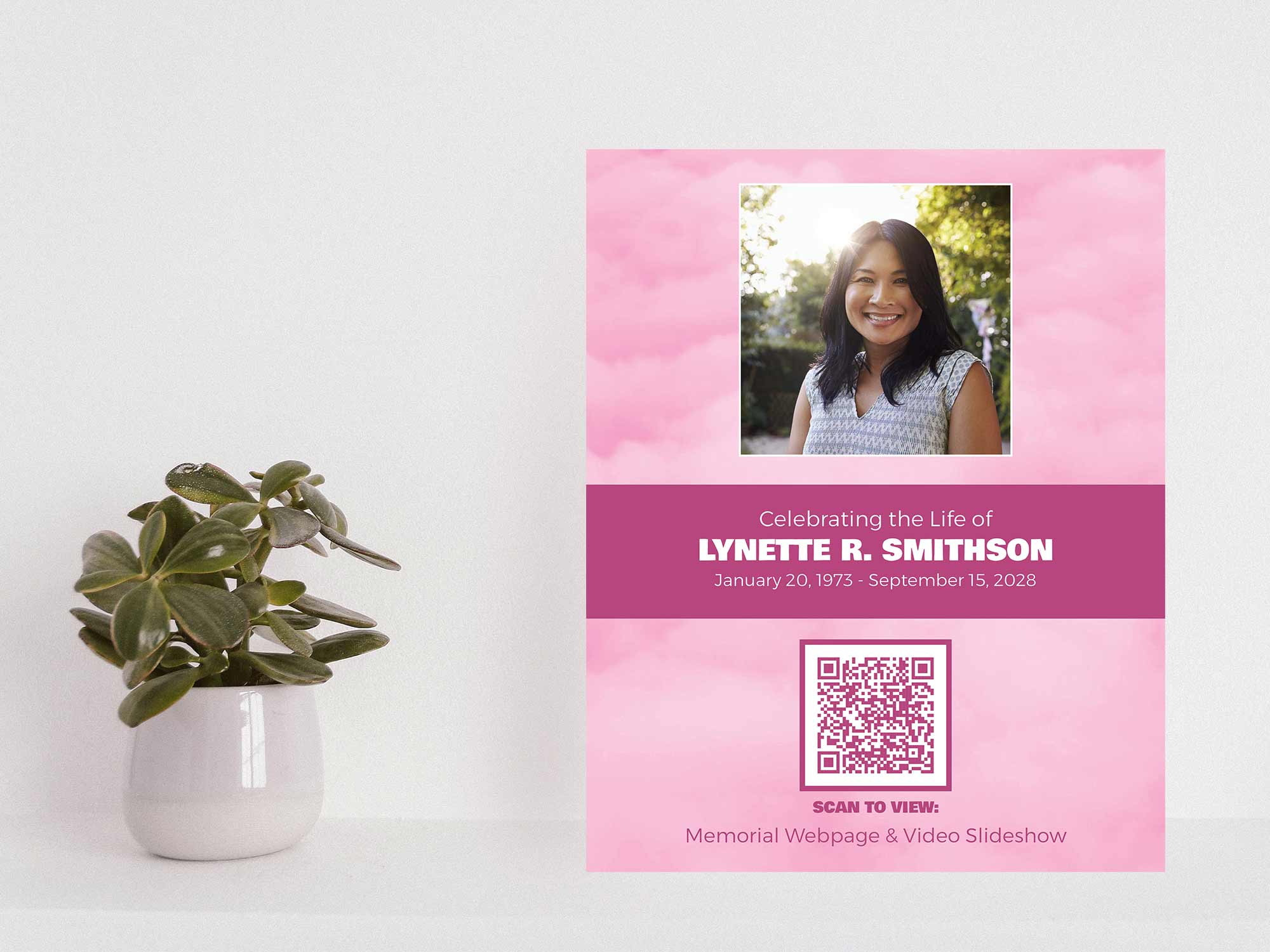 QR Table Sign Sample