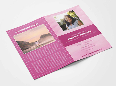 View Standard 8 Page Sample