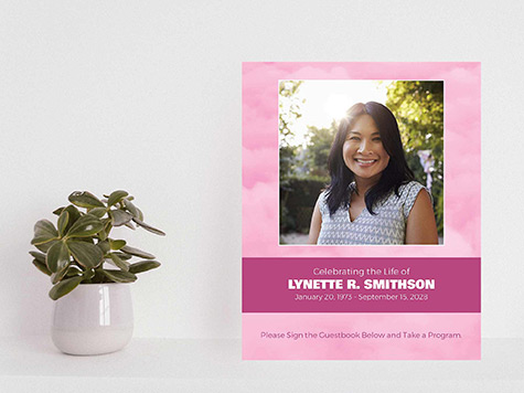 View Table Sign Sample