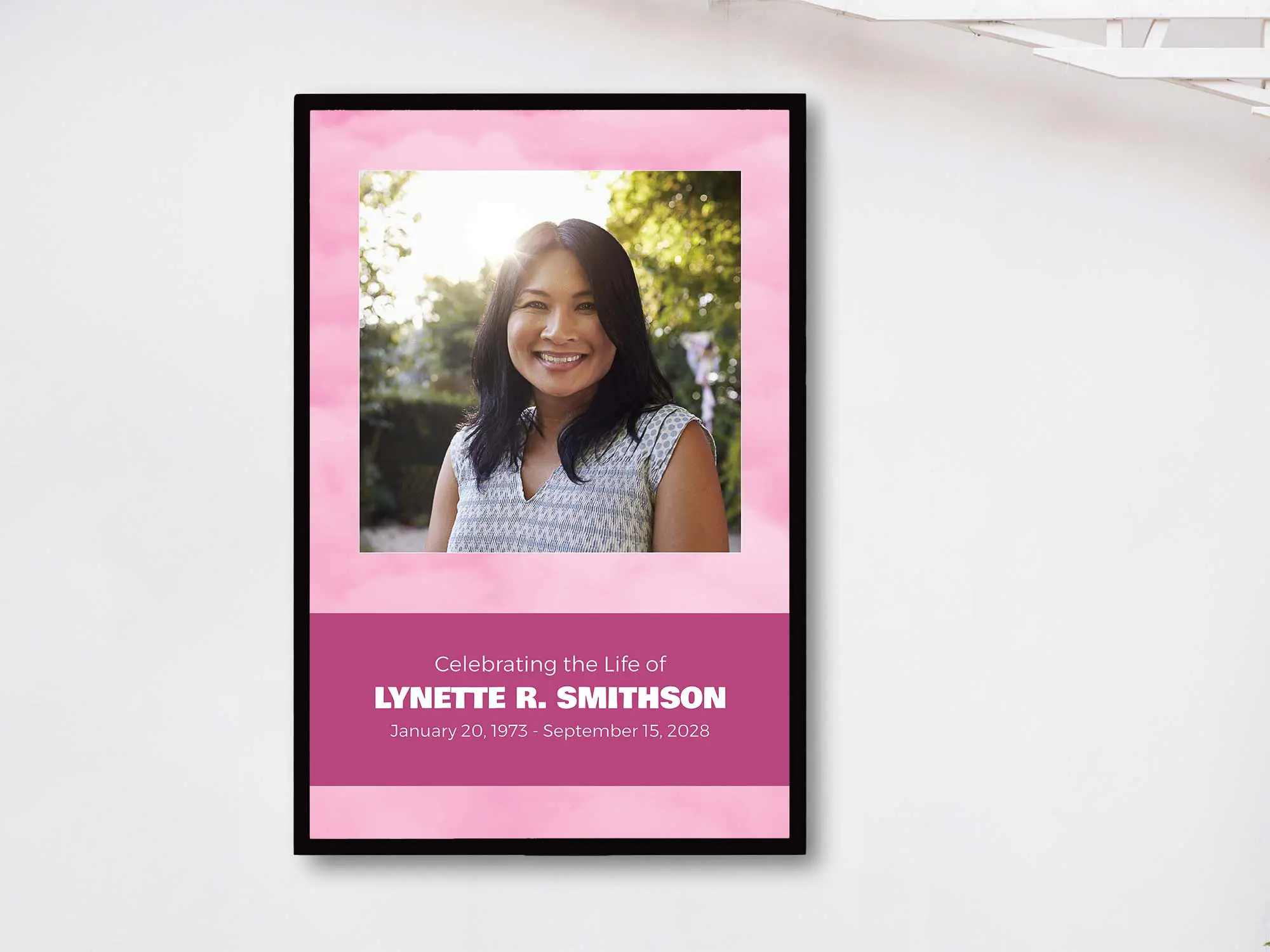 Easel Sign (In Frame)