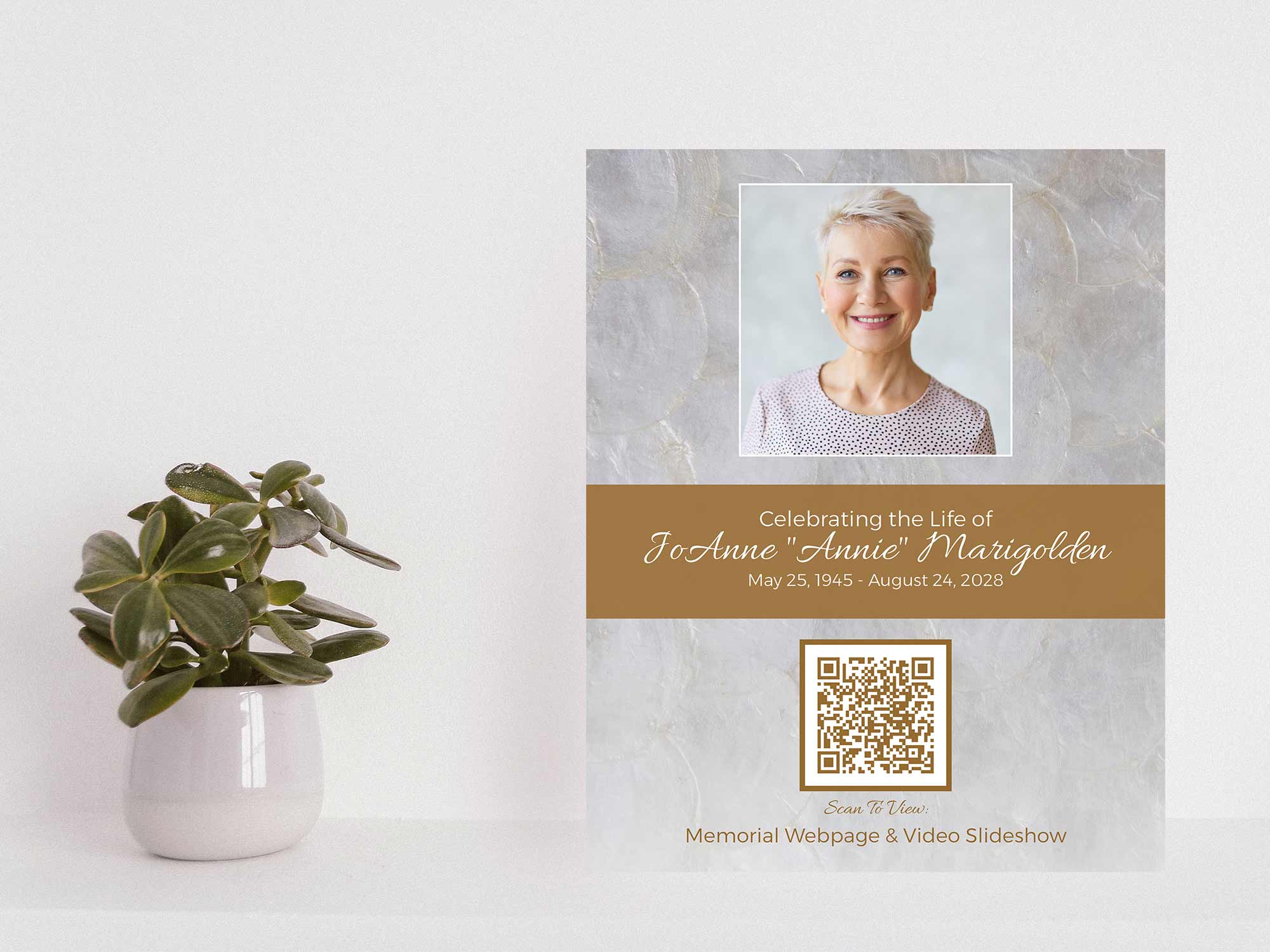 QR Table Sign Sample