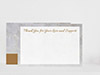 Thank You Card Back Blank
