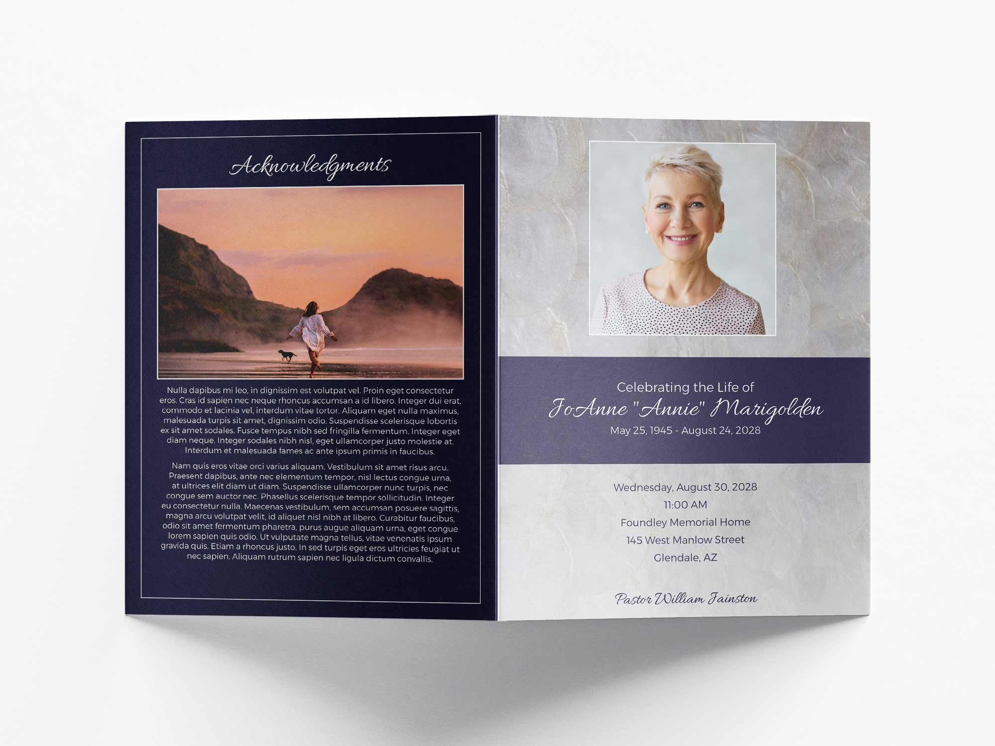 Large Program Back Sample