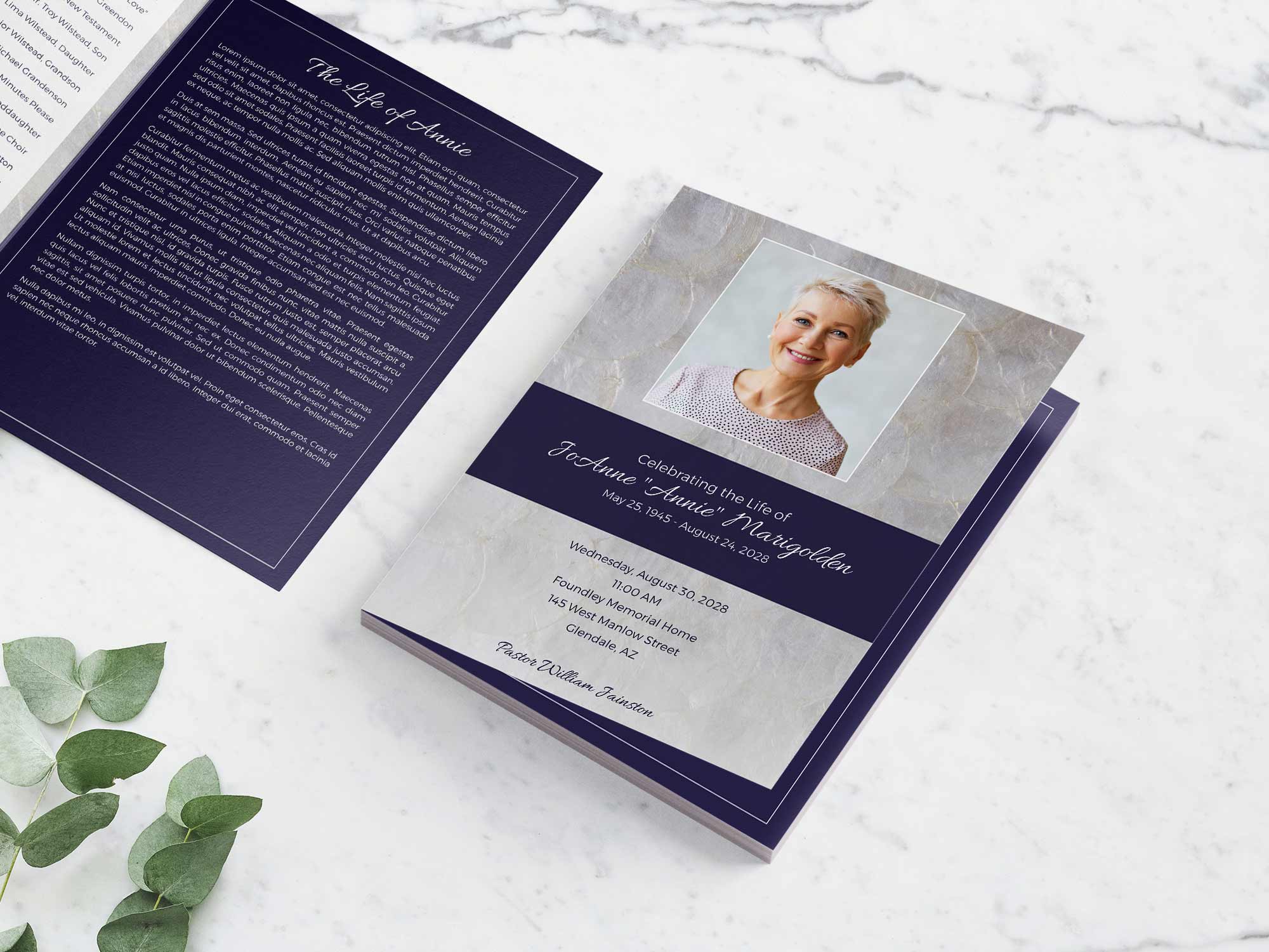 Large Program Front Sample