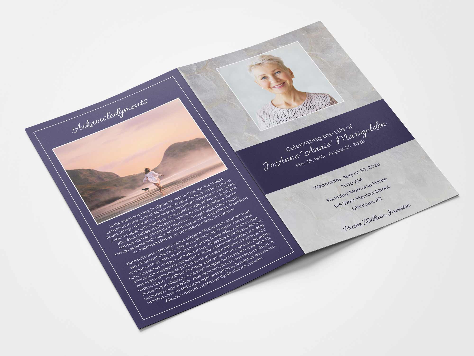 Standard Program Back Sample