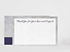 Thank You Card Back Blank