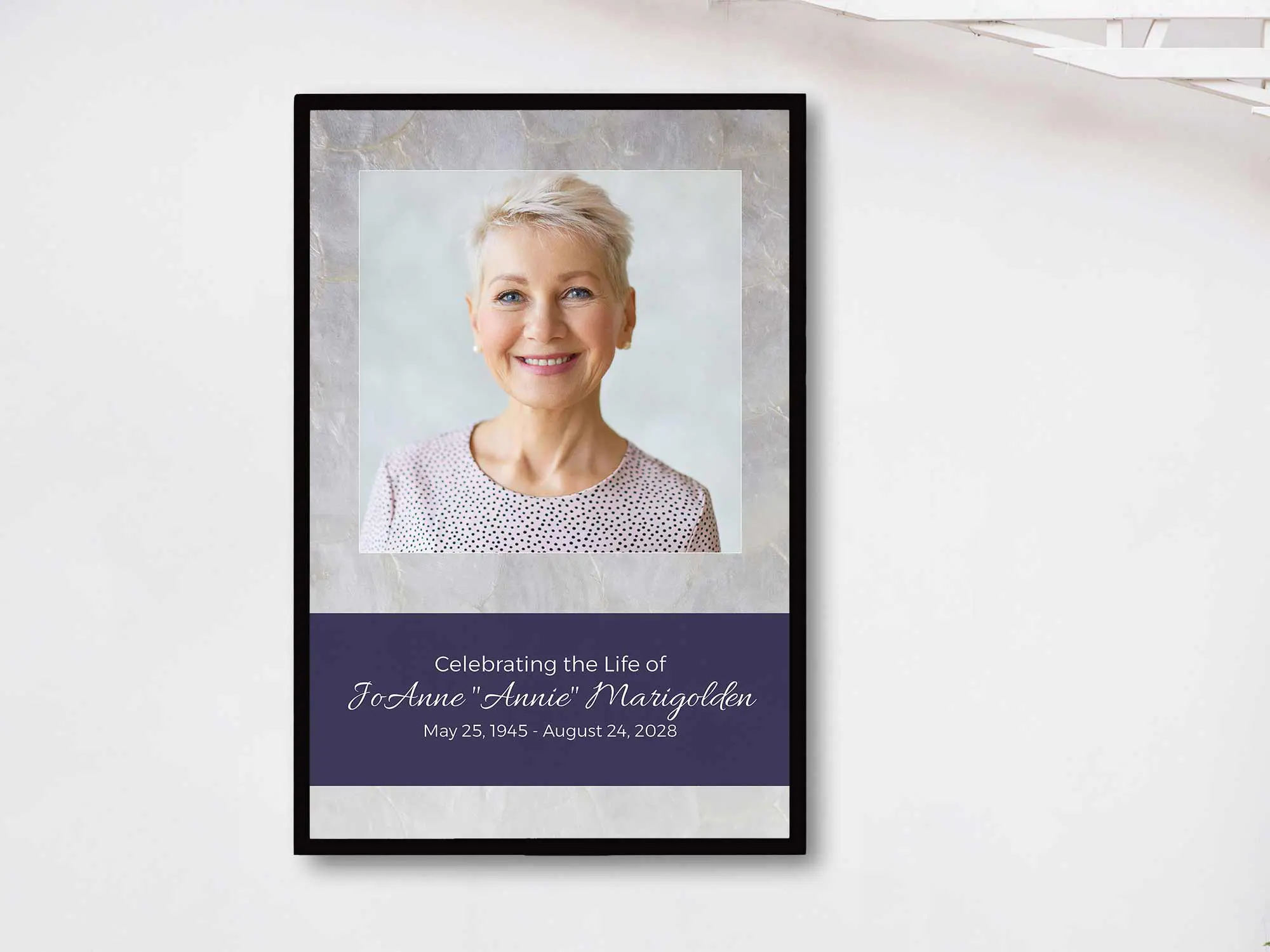 Easel Sign (In Frame)