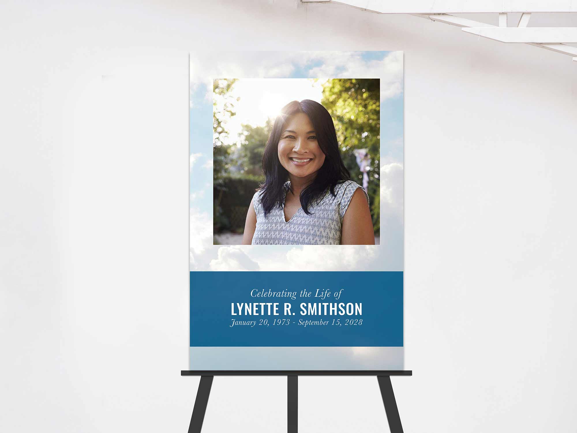 Easel Sign (On Easel) Sample