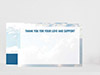 Thank You Card Back Blank