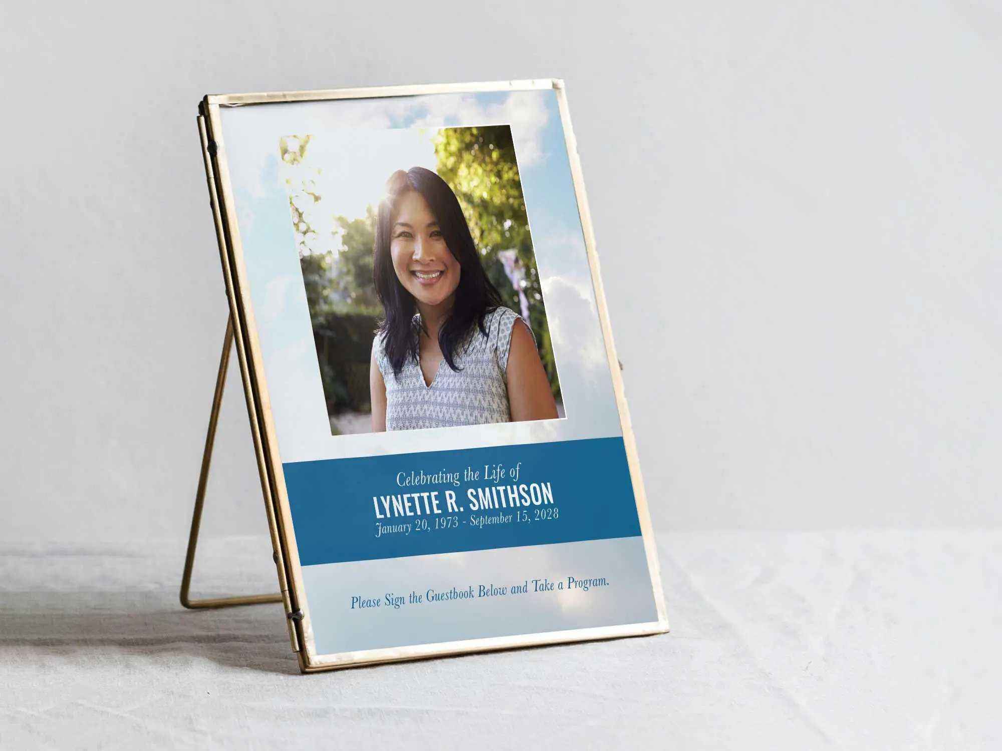 Table Sign in Frame