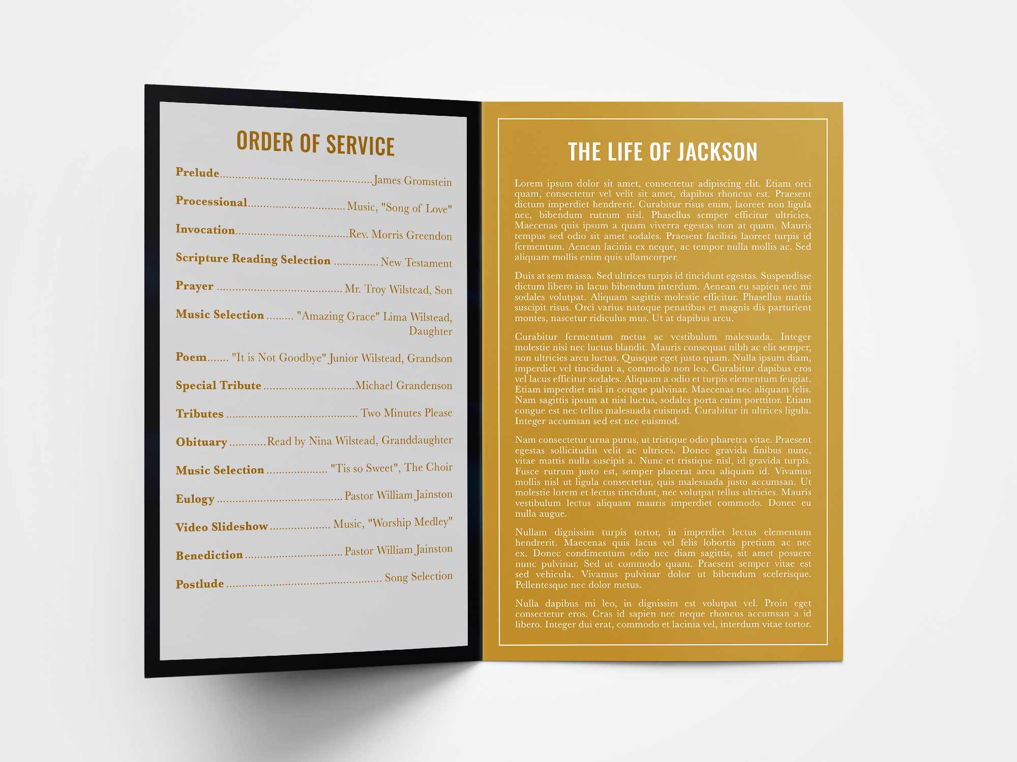 Standard Program Inside Sample