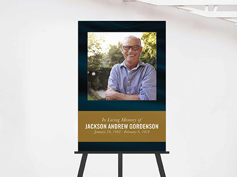 View Easel Sign Sample