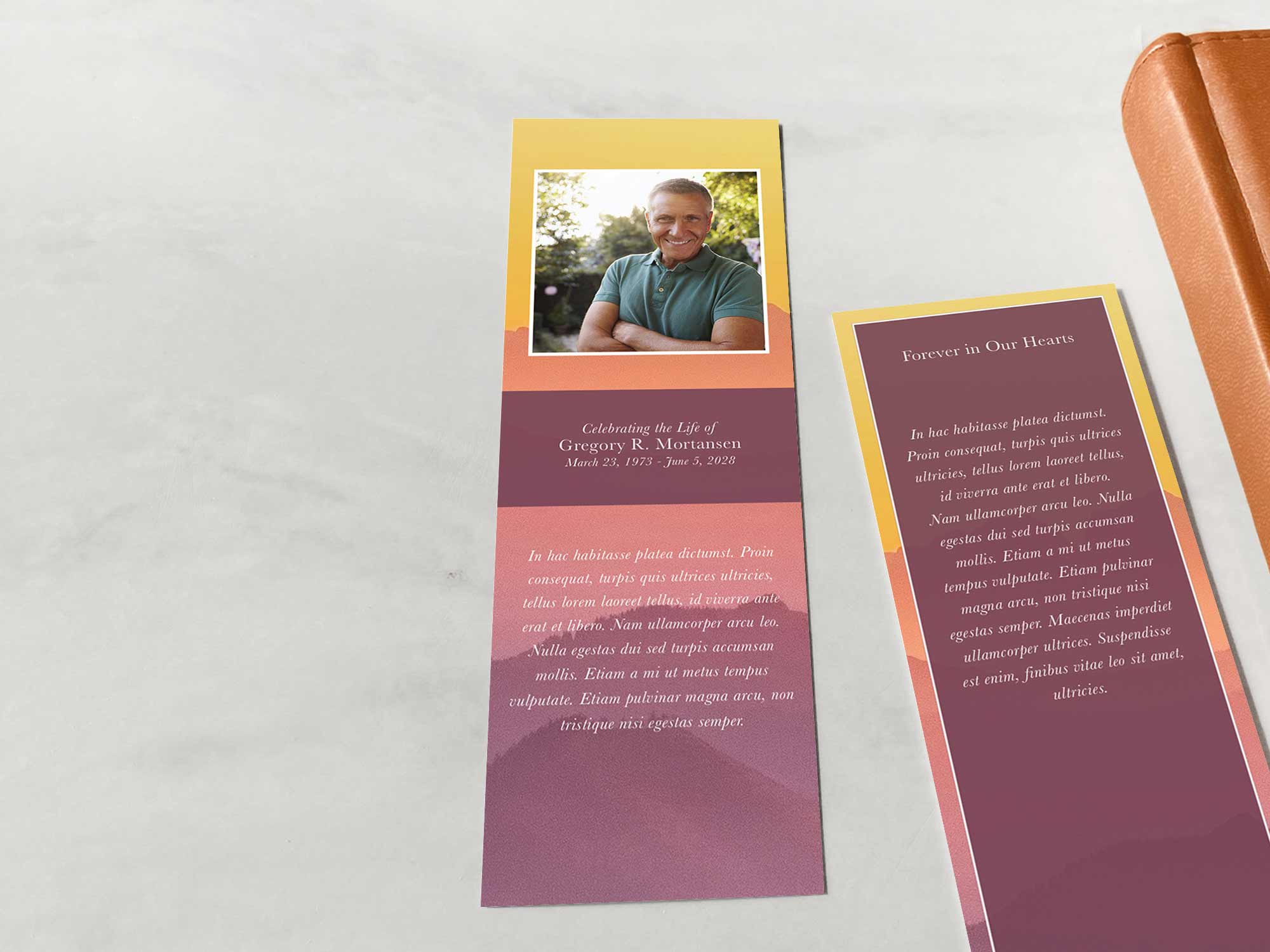 Bookmark Front Sample