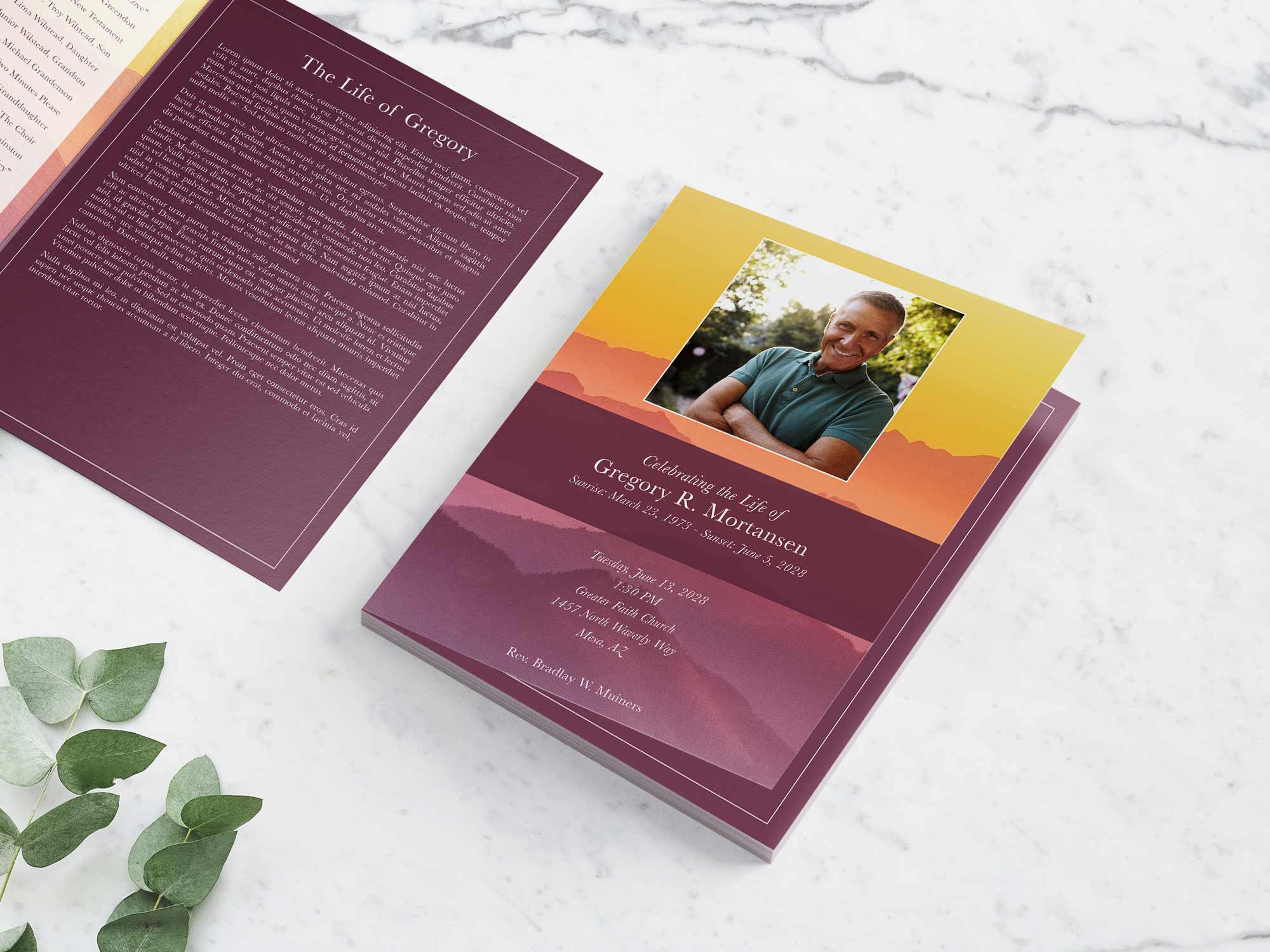 Large Program Front Sample