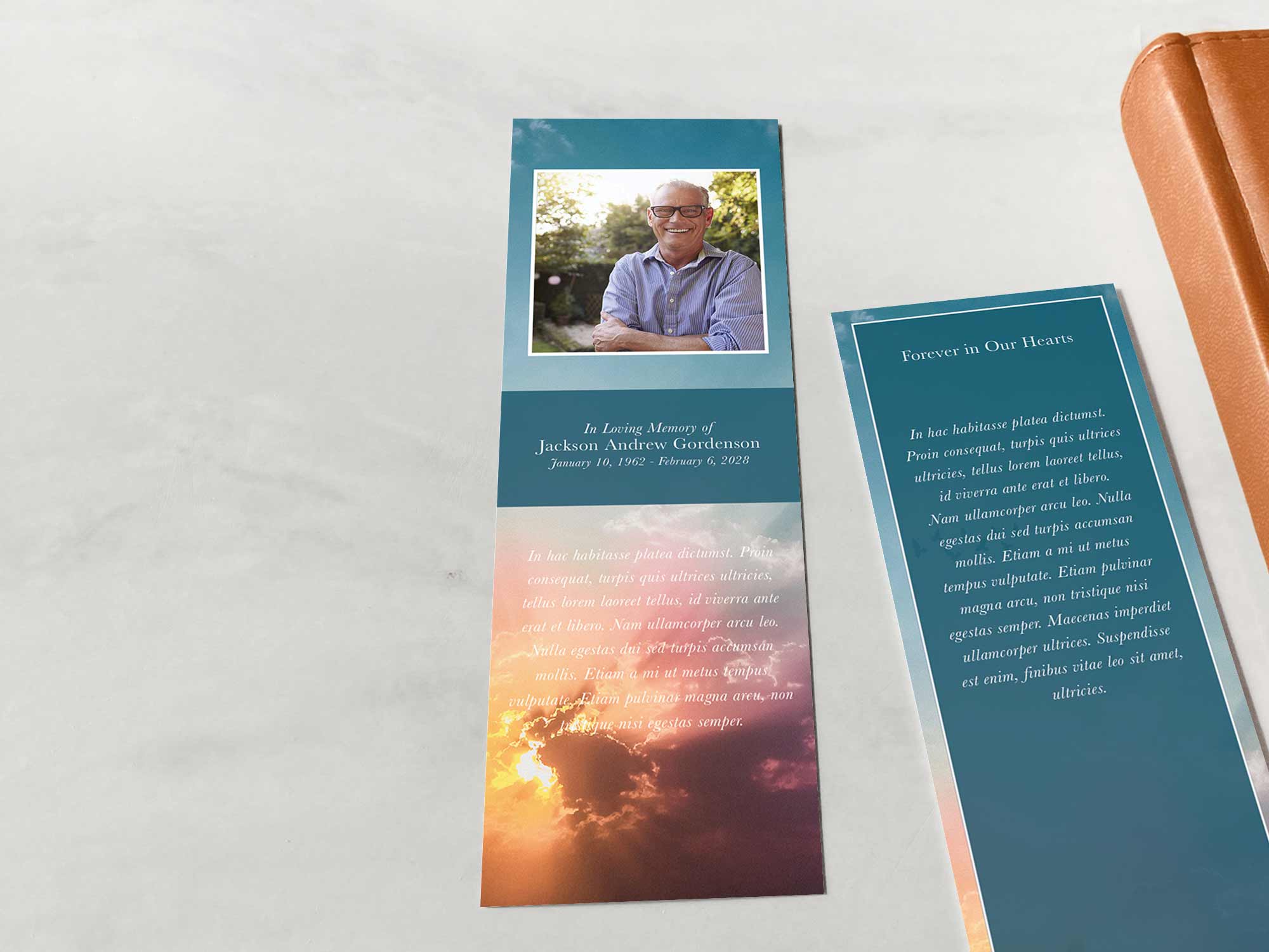 Bookmark Front Sample