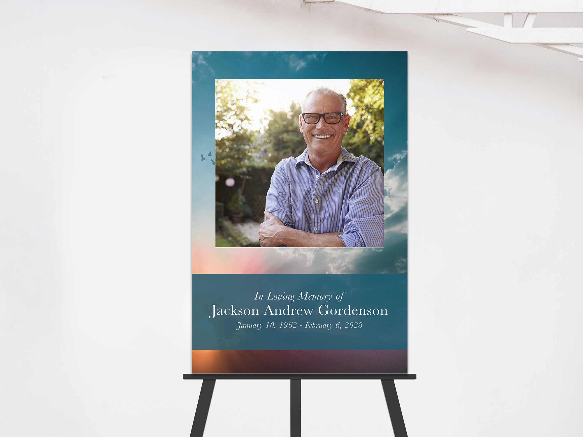 Easel Sign (On Easel) Sample