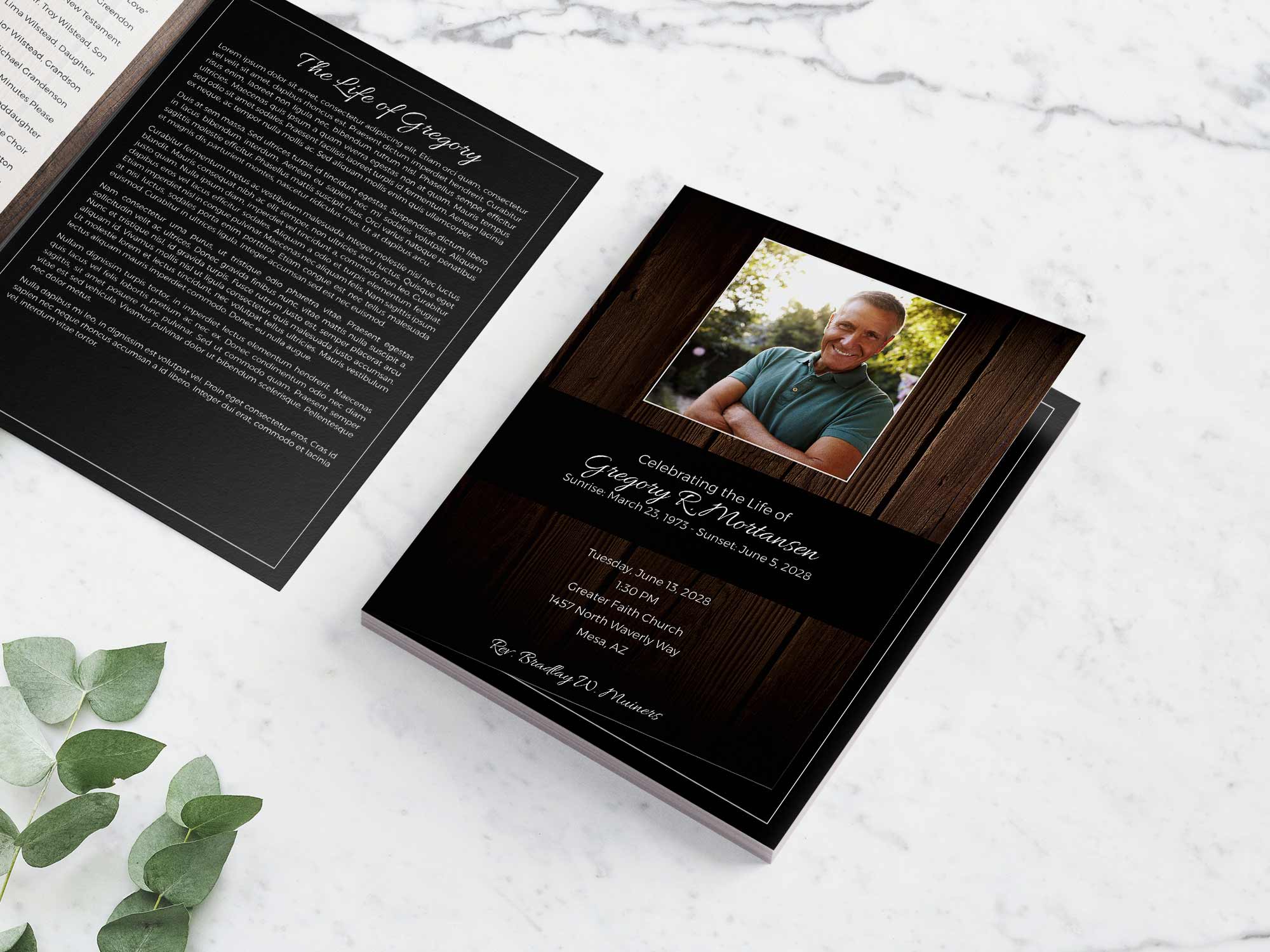 Large Program Front Sample