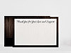 Thank You Card Back Blank